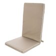 Chair cushion 123 x 48 x 4 cm Taupe Sale