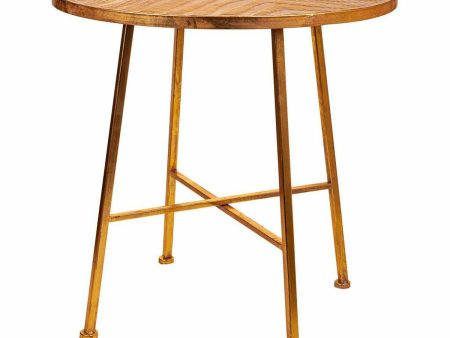 Centre Table Alexandra House Living Golden Iron 60 x 60 x 60 cm on Sale