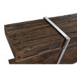 Console DKD Home Decor Wood Steel (180 x 44 x 75 cm) Cheap