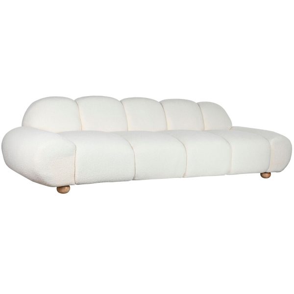 Sofa Home ESPRIT White Modern 284 x 103 x 83 cm Cheap