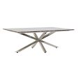 Centre Table DKD Home Decor Silver Marble Steel Plastic 130 x 80 x 45 cm For Discount