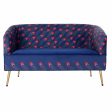 Sofa DKD Home Decor S3021761 Golden Lilac Metal Plastic Hot on Sale