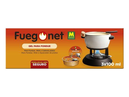 Ignition Fluid Massó 3 x 100 ml Gel Fondue Hot on Sale