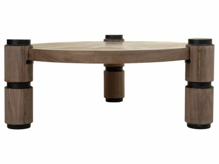 Centre Table Alexandra House Living Brown Wood Iron Plate Fir wood 110 x 46 x 110 cm Supply