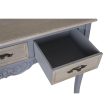 Console DKD Home Decor Grey Natural Paolownia wood MDF Wood 109.5 x 39 x 78.5 cm 109,5 x 39 x 78,5 cm Discount