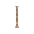 Candle Holder Home ESPRIT Brown Mango wood Natural Romantic 15 x 15 x 76 cm on Sale