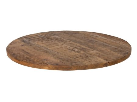 Tabletop Beige 80 x 80 x 3 cm Circular Occasional Hot on Sale