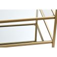 Centre Table DKD Home Decor Golden 120 x 50 x 45 cm Mirror Metal Discount