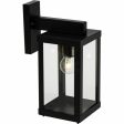 Wall Light Brilliant Gaia Exterior Black Metal 60 W E27 For Discount