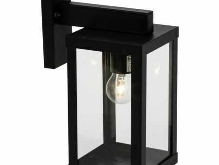 Wall Light Brilliant Gaia Exterior Black Metal 60 W E27 For Discount