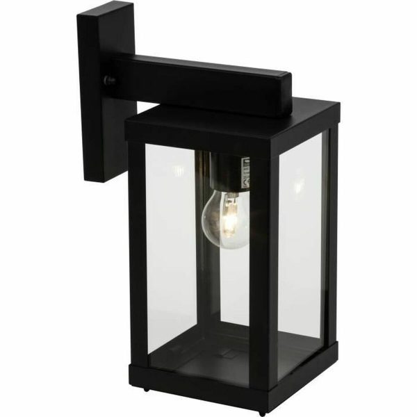 Wall Light Brilliant Gaia Exterior Black Metal 60 W E27 For Discount