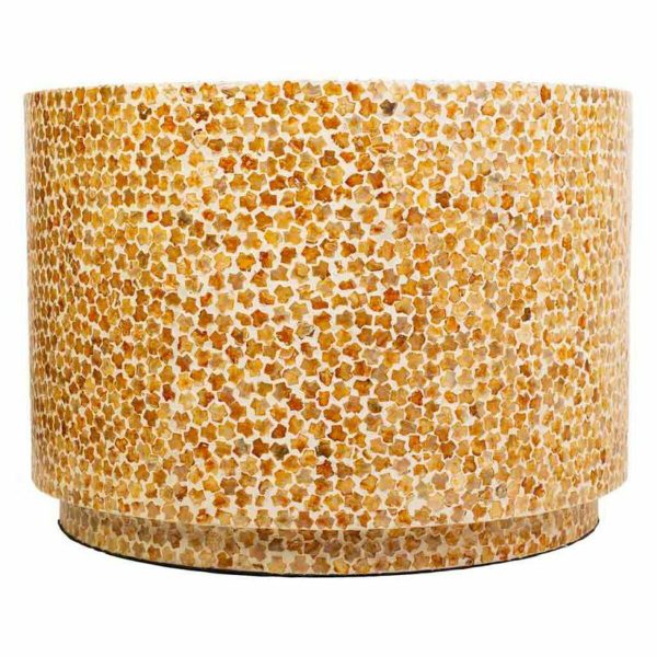 Centre Table Alexandra House Living Yellow Mother of pearl MDF Wood 65 x 46 x 65 cm Online