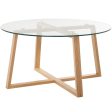 Centre Table Alexandra House Living Brown Wood 78 x 41 x 78 cm Hot on Sale