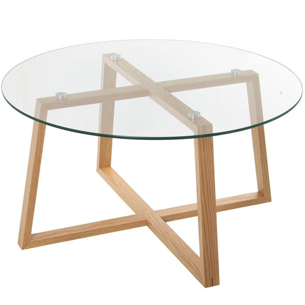 Centre Table Alexandra House Living Brown Wood 78 x 41 x 78 cm Hot on Sale