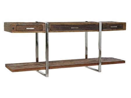 Console DKD Home Decor Wood Steel (180 x 44 x 75 cm) Cheap