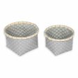 Basket set Confortime 2 Pieces Circular 26 x 26 x 17 cm (2 Pieces) (6 Units) Hot on Sale