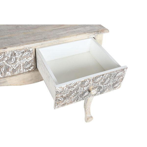 Console DKD Home Decor White Mango wood 91 x 42 x 81 cm Cheap