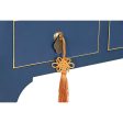 Console DKD Home Decor Blue Golden Fir MDF Wood 96 x 26 x 80 cm For Sale