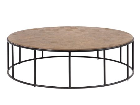 Centre Table Natural 120 x 120 x 35 cm For Sale