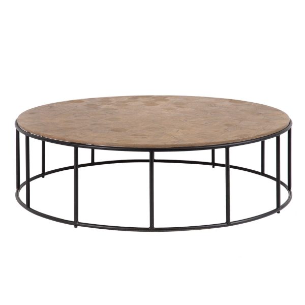 Centre Table Natural 120 x 120 x 35 cm For Sale