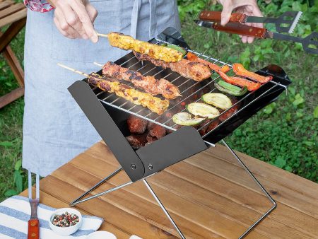 Mini Folding Portable Barbecue for Charcoal Foldecue InnovaGoods For Cheap