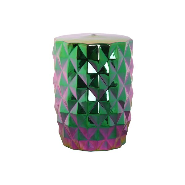 Side table Home ESPRIT Multicolour Porcelain 33 x 33 x 45 cm Hot on Sale