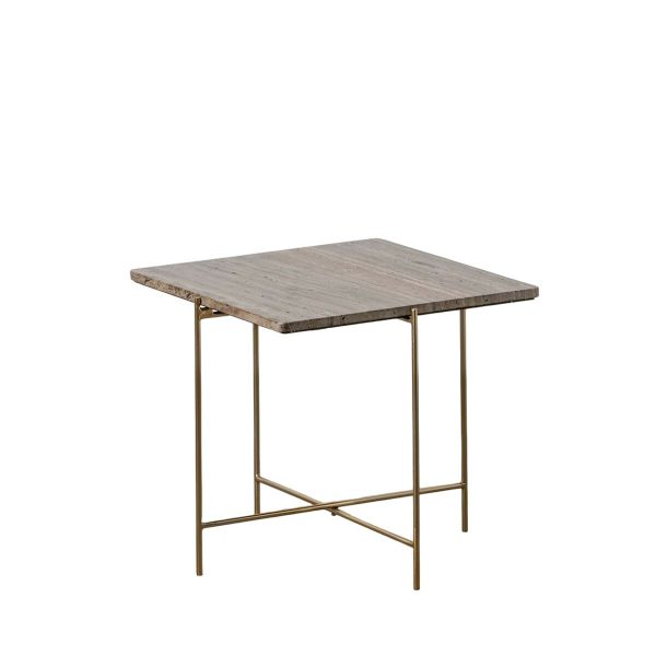 Centre Table Marble Iron 50 x 50 x 45 cm For Cheap