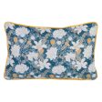 Cushion Blue Flowers 60 x 10 x 40 cm Online Sale