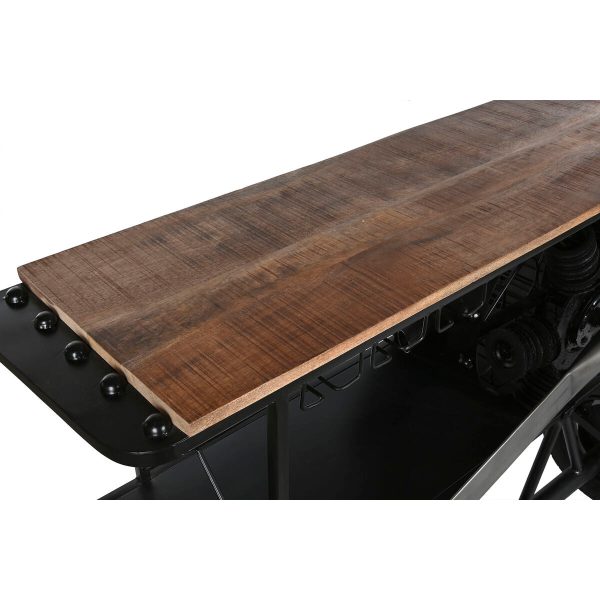 Console Home ESPRIT Brown Black Wood Metal 191 x 58 x 96 cm Online