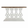 Console DKD Home Decor 8424001793600 142 x 30 x 83 cm Fir Natural White MDF Wood Online Sale