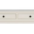 Console White Pine MDF Wood 90 x 33 x 75 cm Fashion