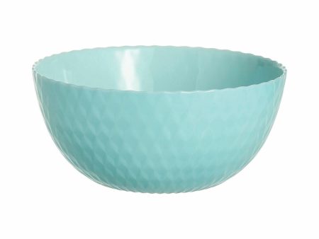 Bowl Luminarc Pampille Turquesa Turquoise Glass 13 cm (24 Units) Online Hot Sale