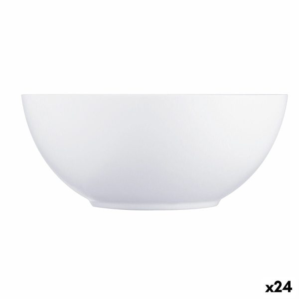 Bowl Luminarc Diwali White Glass Ø 18 cm (24 Units) Online Hot Sale