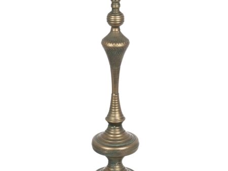 Candleholder Golden Iron 14 x 14 x 59 cm For Sale