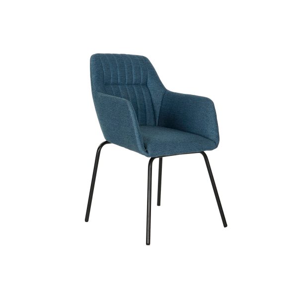 Chair DKD Home Decor Blue Black 59,5 x 60,5 x 78 cm Online