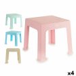 Child s Table Rattan Plastic 47 x 42 x 47 cm (4 Units) Online