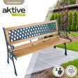 Bench Aktive Wood 125 x 73 x 52 cm Online Sale