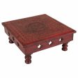 Centre Table Alexandra House Living Red 33 x 14 x 33 cm Online Sale