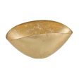 Bowl Golden Glass 28 x 14 cm Online Hot Sale