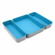 Basket set Confortime Felt 3 Pieces 28 x 20,5 x 5,3 cm Online Hot Sale