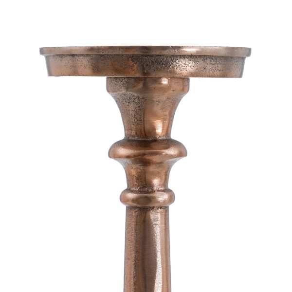 Candleholder Copper Aluminium 9 x 9 x 24 cm Online now