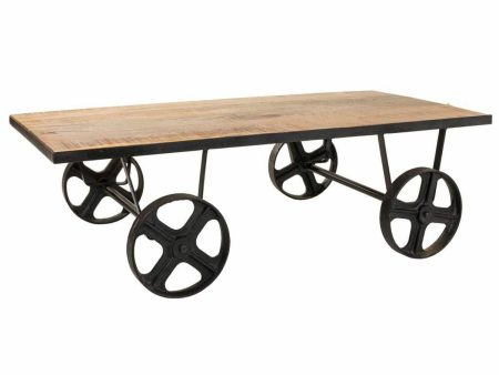 Centre Table Alexandra House Living Brown Black Iron Mango wood 60 x 38 x 120 cm Sale