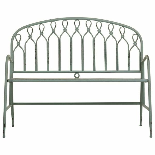 Bench Alexandra House Living Green Metal 56 x 98 x 118 cm Discount