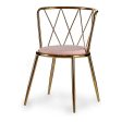 Chair Golden Pink Rhombus 50,5 x 73 x 51 cm Fashion