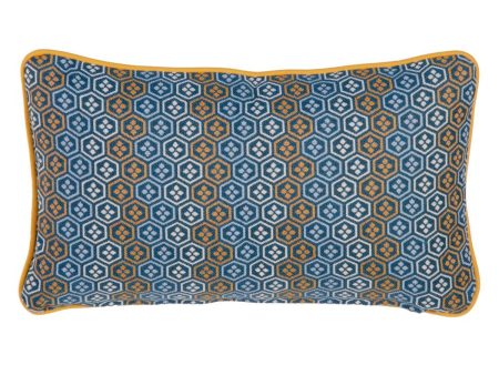 Cushion Blue Printed 50 x 10 x 30 cm Online Hot Sale