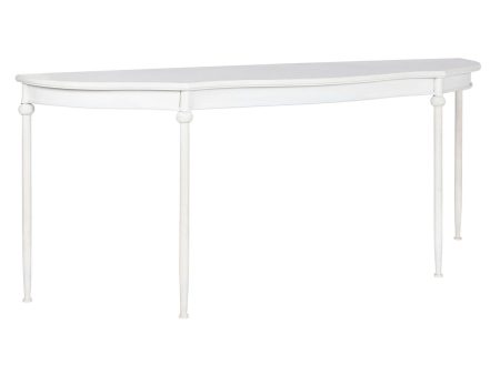 Console Home ESPRIT Yellow White Metal 196 x 44 x 81 cm For Discount