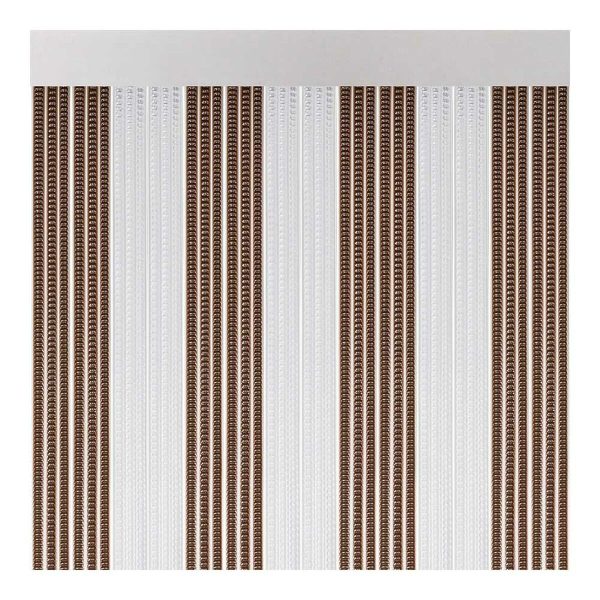 Curtain Acudam Lisboa Doors Crystal Brown Exterior PVC Aluminium 90 x 210 cm on Sale