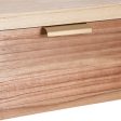 Console HONEY Natural Paolownia wood MDF Wood 80 x 40 x 78 cm Fashion