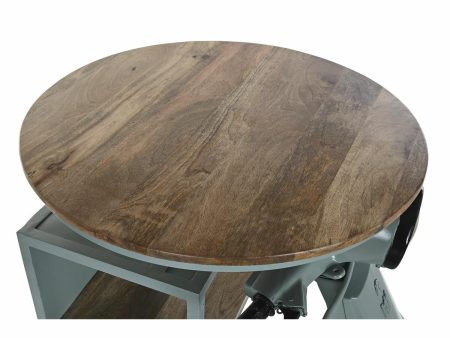 Table DKD Home Decor Blue Brown Green Iron Mango wood 116 x 72 x 110 cm For Sale