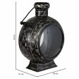 Candle Holder Alexandra House Living Black Glass Iron 21 x 40 x 29 cm Online Sale